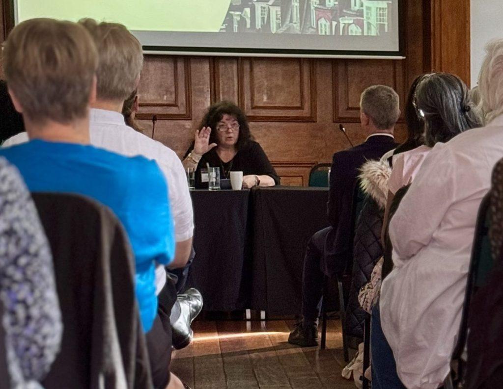Janet Clark speaking at Calm Connect 2023